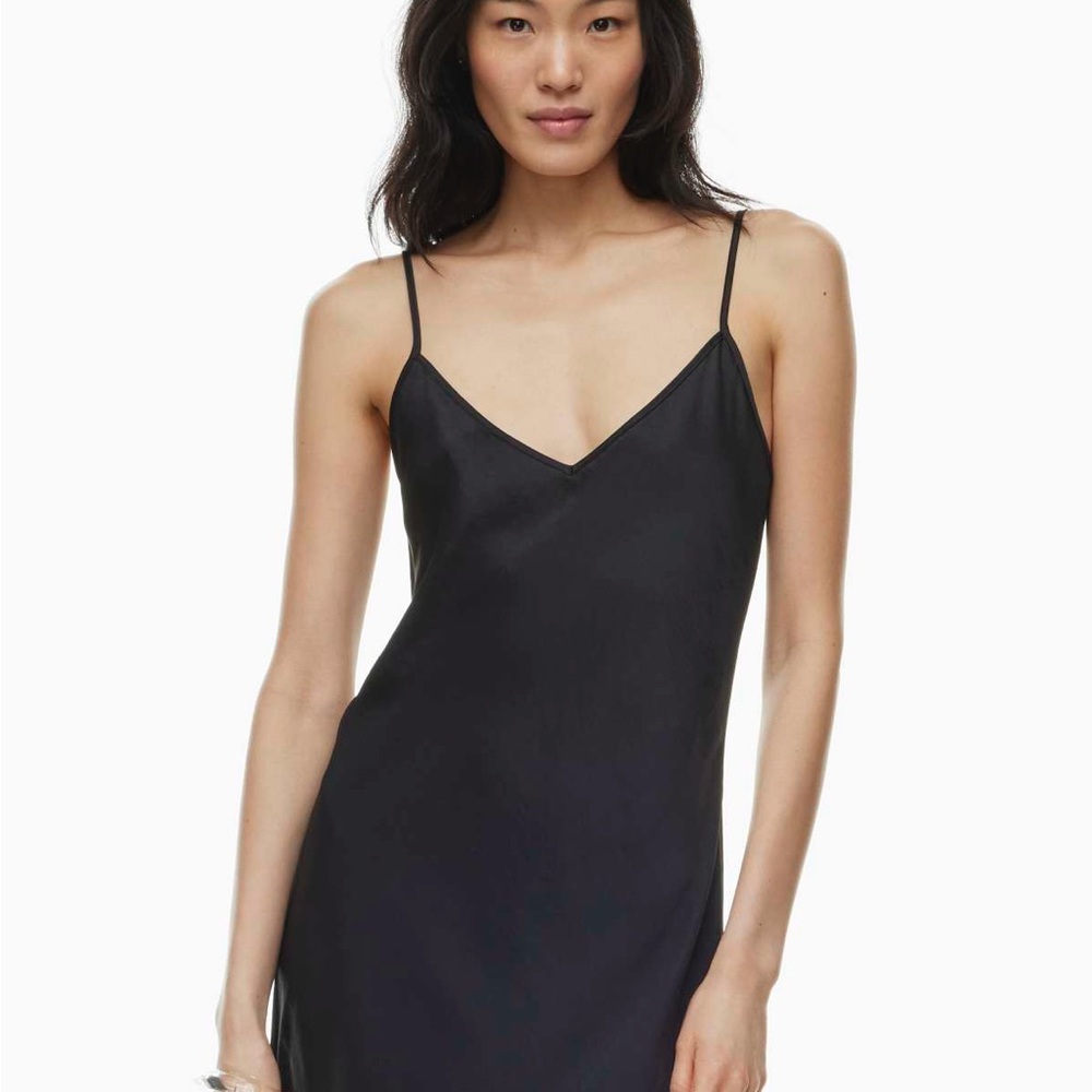 NWT Wilfred Aritzia Only Slip Satin Mini Dress